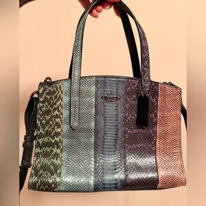 Coach Charlie Carryall 28 in Ombre Snakeskin